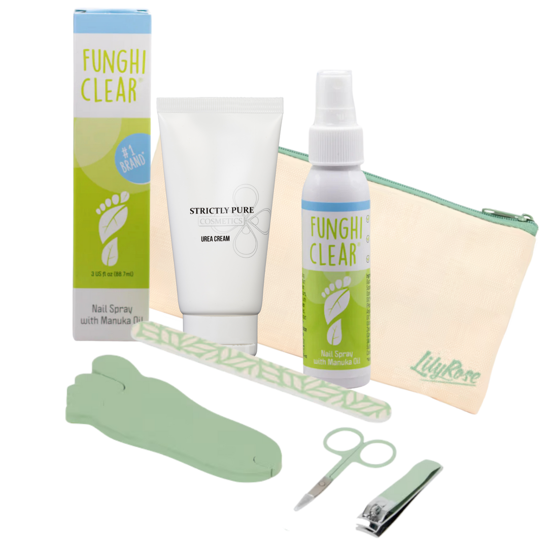 COMPLETE VERZORGING Funghi Clear + Strictly Pure Urea Cream + Pedicure Etui