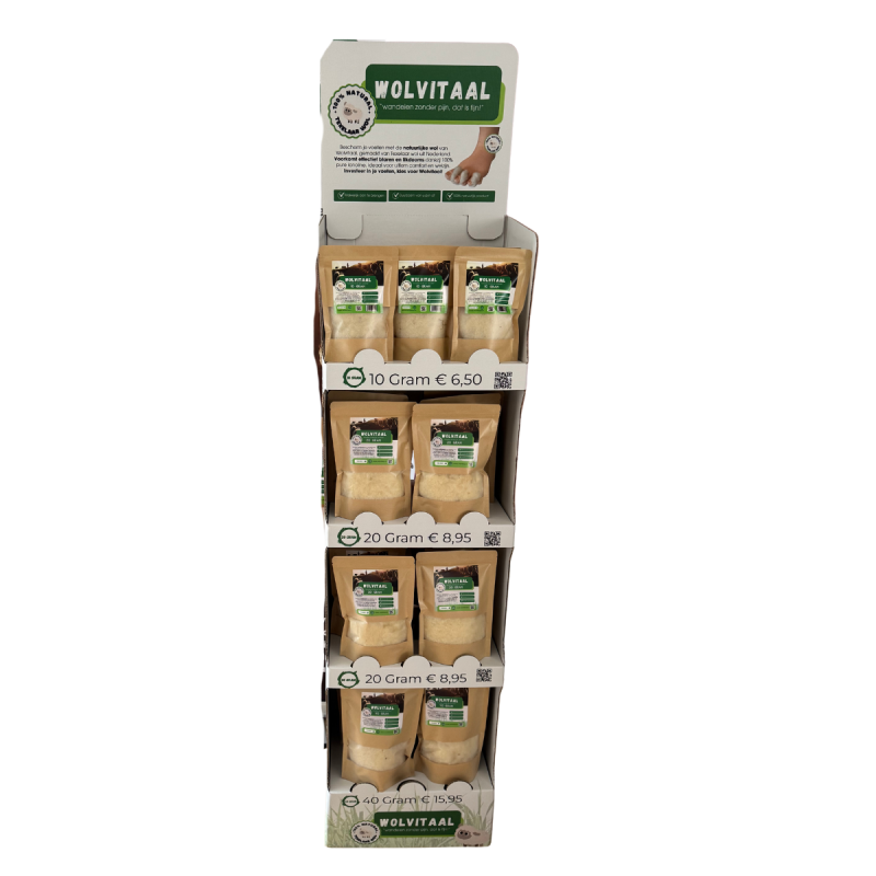 Grote display gevuld (incl btw)