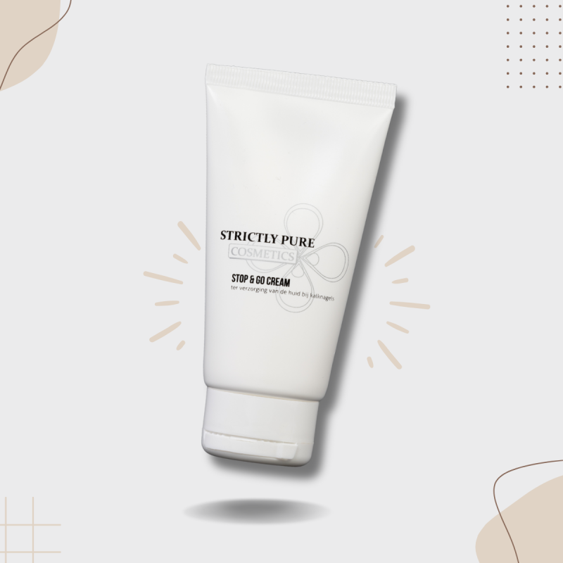 Strictly Pure Stop & Go Cream, ter verzorging van de huid bij kalknagels, 75 ml
